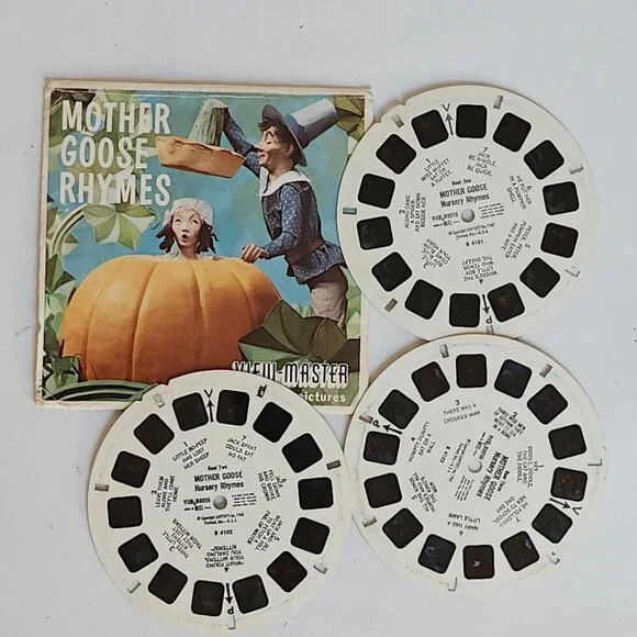 VINTAGE MOTHER GOOSE RHYMES View Master Reel Set - Picture 2 of 4